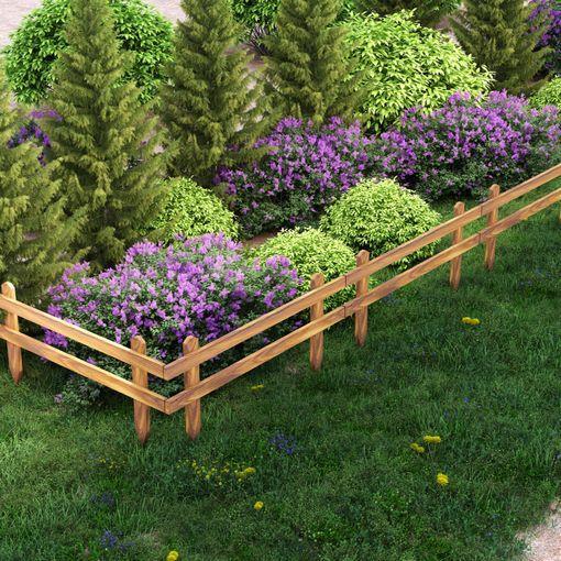 Panel de valla de jardín madera de pino 180x180 cm vidaXL