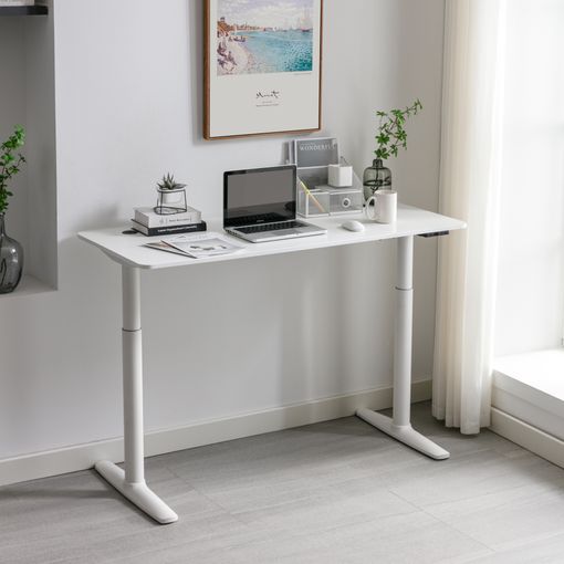 Escritorio Elevable, Altura Regulable Motorizada 71-121 Cm, App Incluida,  Puerto Usb Incorporado, Peso Máx. 100kg, Blanco con Ofertas en Carrefour