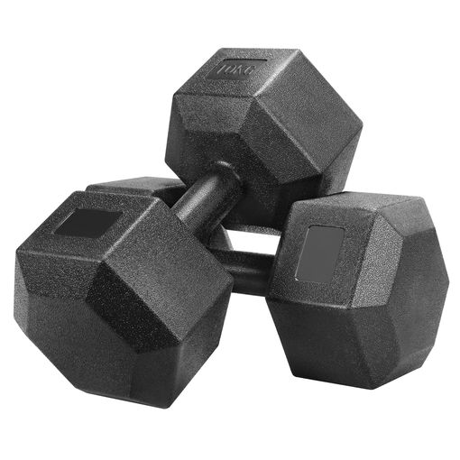 Juego 2 Mancuernas Antideslizantes BSFit Vinilo 8kg, Musculación