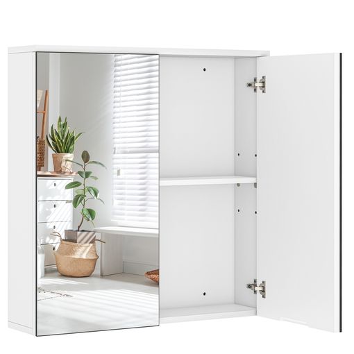 Armario De Baño Con Espejo Para Colgar 63x15x65cm Blanco con Ofertas en  Carrefour