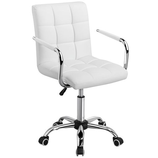 Silla Estudio Giratoria Blanco