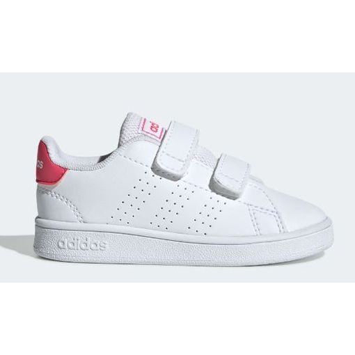 Zapatilla Moda Adidas Advantage I. Ef0300 White/pink. Talla 20