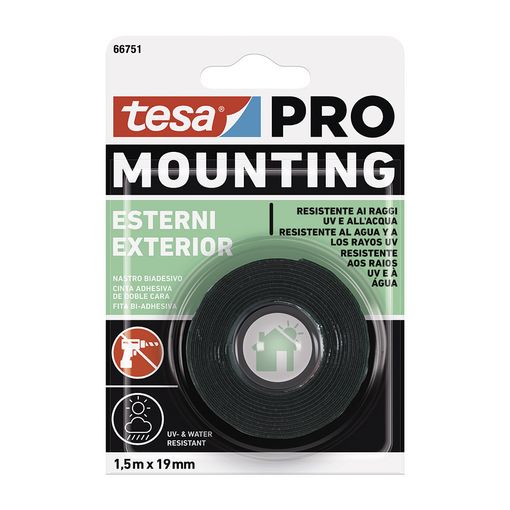 TESA TAPE Cinta doble cara Mounting PRO Transparente