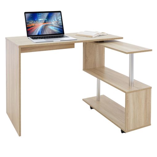 Escritorio Esquinero En Forma De L 150x88x75 Cm Ml-design con Ofertas en  Carrefour