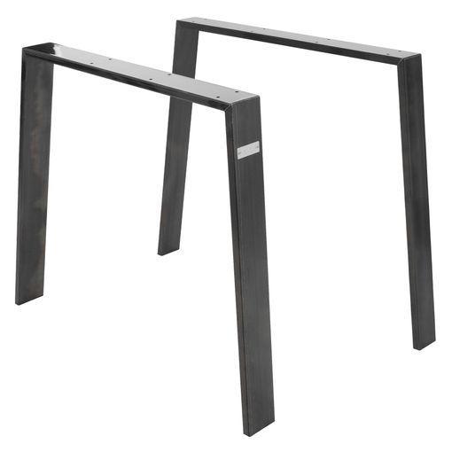 2x Patas De Mesa Loft 90 X 72 Cm Soporte Negro Ml-design con Ofertas en  Carrefour