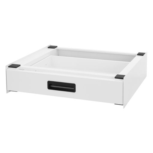 Base Lavadora con Cajón 63x54 cm Acero Blanco ML-Design