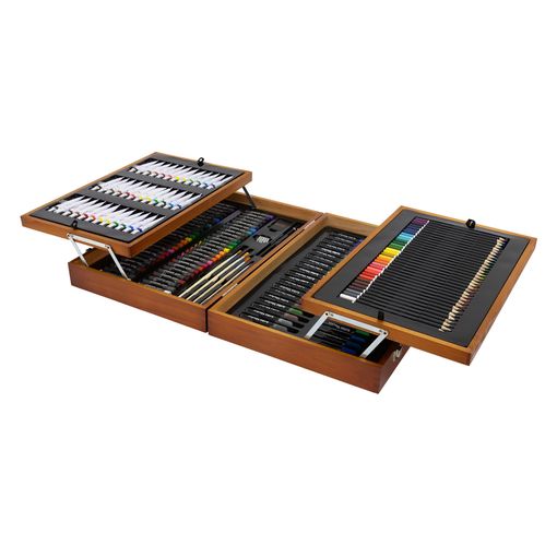 Estuche de Madera con Pinturas Barato, 0,72 €