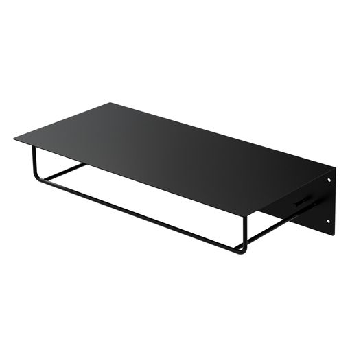 Estante Perchero Pared 60 Cm - Negro con Ofertas en Carrefour