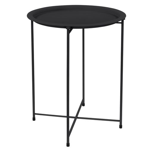 Mesa Auxiliar 45 X 25 X 64 Cm De Metal En Forma De C Ml-design con Ofertas  en Carrefour