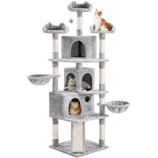 Árbol Rascador Para Gatos Con Escalera Torre De Gatos Escalada 94cm con  Ofertas en Carrefour