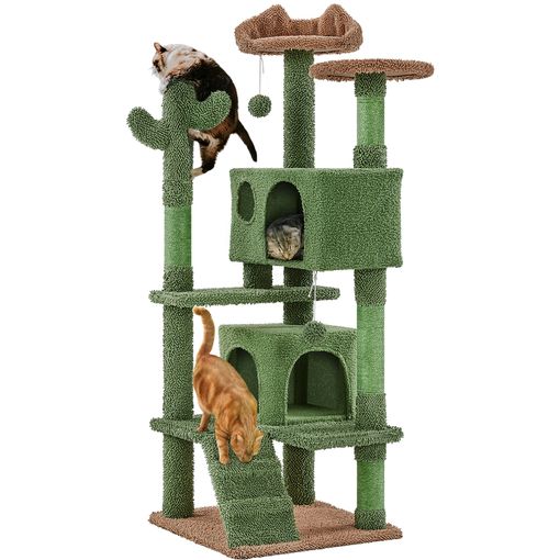 Árbol Rascador De Gatos Torre Escalador Con Nido Para 1-3 Gatos