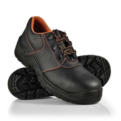 pro.tec] Zapatos De Seguridad - 46 - S3 - Hidrofugados - Con Puntera De Acero - Zapatos Cómodos Para Trabajar - De - Negro / Naranja con Ofertas en Carrefour | Ofertas Carrefour Online