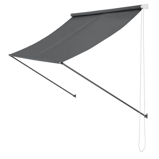 pro.tec] Toldo Articulado Con Armazón - Gris - 400 X 120 X 200-300 Cm - Toldo  Enrollable Terraza Balcón - Protector De Sol - Parasol con Ofertas en  Carrefour