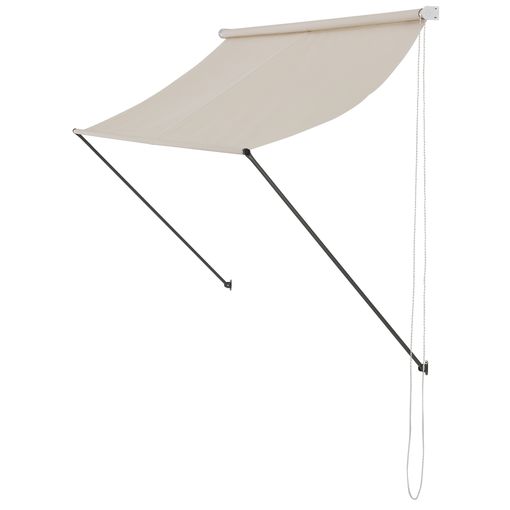 vidaXL Toldo lateral retráctil, persiana enrollable para ventana, pantalla  de privacidad plegable al aire libre para terraza, porche, jardín, terraza