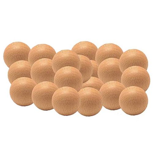 Bola Futbolin Madera Haya 13 Gr 33mm 20 Unidades con Ofertas en Carrefour