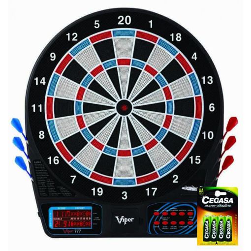 Pack Diana Electrónica 777 Viper Electronic Dartboard + Pilas - MAS QUE  DARDOS