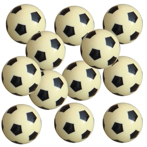 Bola Futbolin Balon Resina Color Blanco Brillo 33g 33mm 12 Unidades con  Ofertas en Carrefour