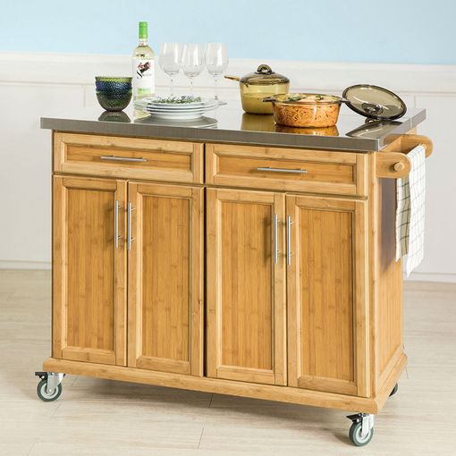 Carrito de cocina de madera - Comprar