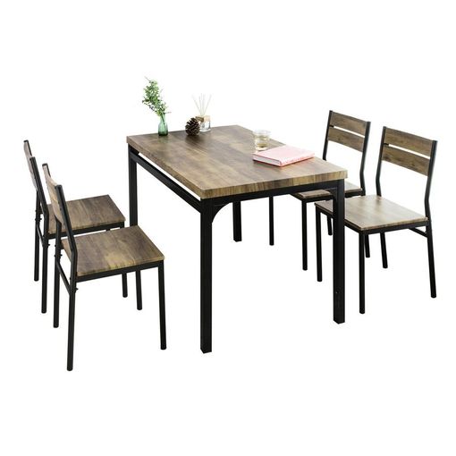 Mesa De Jardín De Plástico Aspecto Ratán Marrón 150x90x72 Cm Vidaxl con  Ofertas en Carrefour