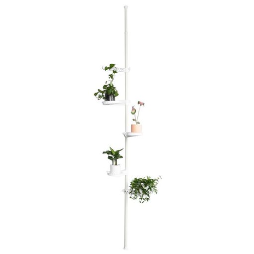 Soporte Para Telescópico Metal 5 Niveles Estantes De Flores Ajustable Macetas Y 1 Colgador con Ofertas en Carrefour Ofertas Carrefour Online