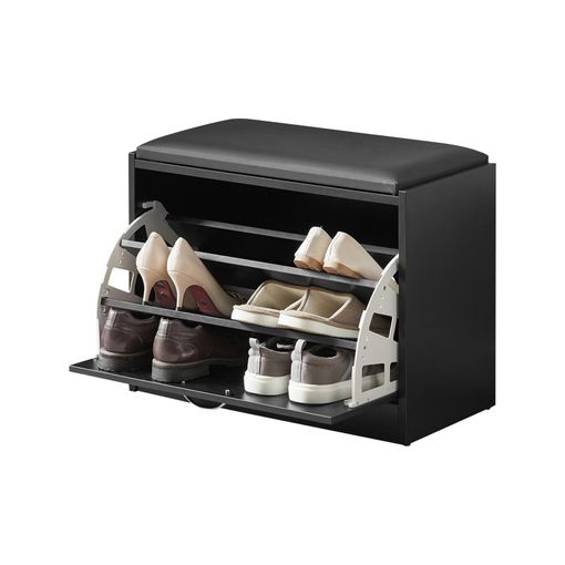 Sobuy Fsr16-sch Banco Zapatero Con 1 Solapas Banco De Almacenamianto Con  Cojín Acolchado De Asiento 60 X 30 X 44 Cm Es con Ofertas en Carrefour