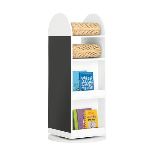 Estantería Infantil Para Libros Giratoria Librería Multifuncional Con 1  Pizarra Y 4 Estantes Blanco 48 X 48 X 105 Cm Kmb64-w Sobuy Es con Ofertas  en Carrefour