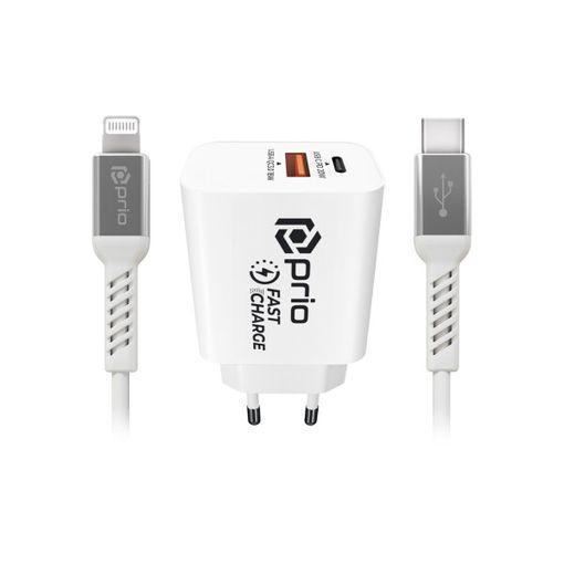 Cargador Rápido Qualcomm Quick Charge 3.0 + Cable Usb Tipo C – Blanco con  Ofertas en Carrefour