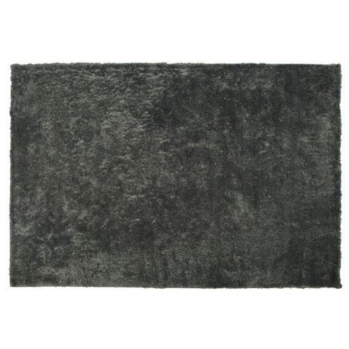 Alfombra de pelo largo gris oscuro 200 x 300 cm rectangular
