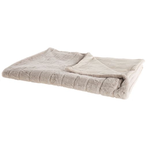 Manta Pesada Rectangular 9 Kg 150 X 200 Cm Tejido De Poliéster Acolchado  Relleno De Perlas De Vidrio Beige Nereid - Beige con Ofertas en Carrefour