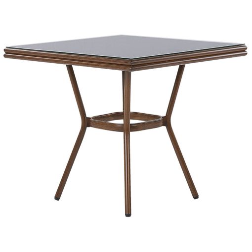 Mesa Redonda De Jardín De Cerámica Metal Ø60x71 Cm-outsunny. Negro con  Ofertas en Carrefour