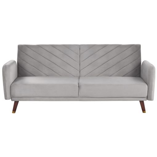 Sofá Cama De Suelo 2 En 1 Terciopelo Gris Claro 122x204x55 Cm Vidaxl con  Ofertas en Carrefour