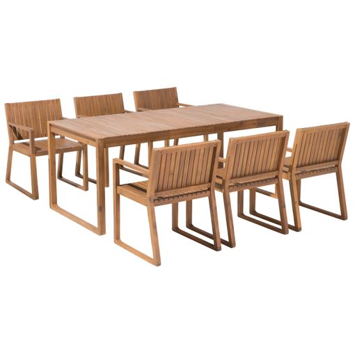 Arcón De Madera De Acacia Oscura 130 X 64 X 48 Cm Caja De Almacenaje  Superficie Aceitada Rústico Jardín Terraza Balcón Riviera - Madera Oscura  con Ofertas en Carrefour