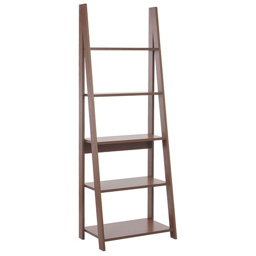 Estantería De Escalera De Madera Metal Homcom 60x30x184,5 Cm-marrón con  Ofertas en Carrefour