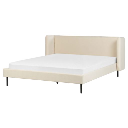 Cama tapizada 160 x 200 cm terciopelo con respaldo de láminas 2 cajones,  negro