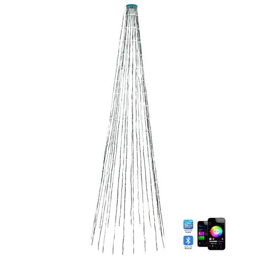 Luces Navidad Solar 100 Leds Multicolor Interior / Exterior (ip44) con  Ofertas en Carrefour