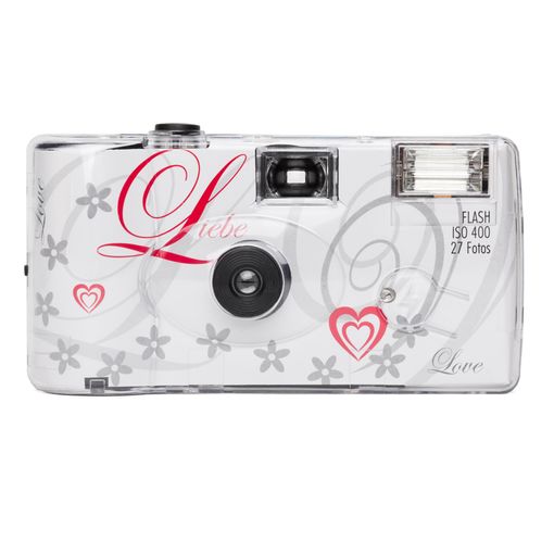 Cámara Love White Desechable Un Solo Uso Analógica, 27 Fotografías , Flash  Y Batería Incorporados con Ofertas en Carrefour