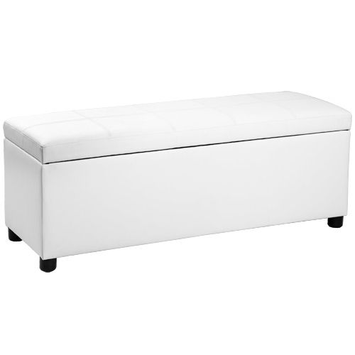 WOLTU Banco de Almacenaje, Baul Blanco 100x40x47cm, Baúl Almacenaje Madera  de 76L, Banco Organizador con Asiento, Arcón de Madera para Pasillo,  Entrada, Dormitorio SH87ws : : Hogar y cocina