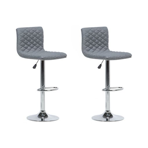 Conjunto De 2 Taburetes De Bar 60 Cm Grises Cabrillo con Ofertas en  Carrefour