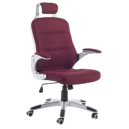 Silla Infantil De Oficina Ergonómica Con Mecanismo Giratorio Y Regulable En  Altura Respaldo Y Asiento Tapizado En Tejido De Malla Color Rojo Piqueras Y  Crespo Modelo Olivares con Ofertas en Carrefour