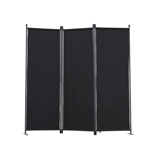 Biombo Separador De 3 Paneles, Decoración Elegante, Separador De Ambientes  Plegable, Divisor De Habitaciones, 169x165 Cm (negro) con Ofertas en  Carrefour