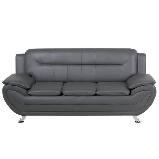 Sofa 2 Plazas Relax Montecarlo Reclinable Manual 103 X 169 X 91 Cm Gris  Oscuro con Ofertas en Carrefour