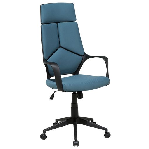 Silla de escritorio ergonomica con ruedas y reposabrazos - Mesh - Nest  Dream - Azul