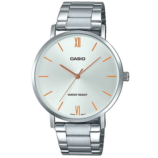 Reloj De Pulsera Casio Mtp-v006 Analógico Para Hombre Color Plateado Correa  Acero Inoxidable con Ofertas en Carrefour