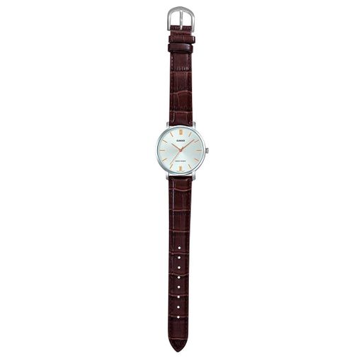 Reloj De Pulsera Casio Ltp-1094 Analógico Para Mujer Color Negro Correa  Piel De Vaca con Ofertas en Carrefour