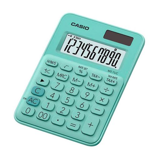 Calculadora Casio Ms-7uc Verde Plástico con Ofertas en Carrefour | Ofertas  Carrefour Online