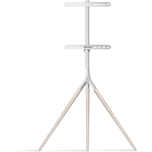 Soporte Tv 32”-65”, Pie Tv De Madera, Blanco - Ts1220