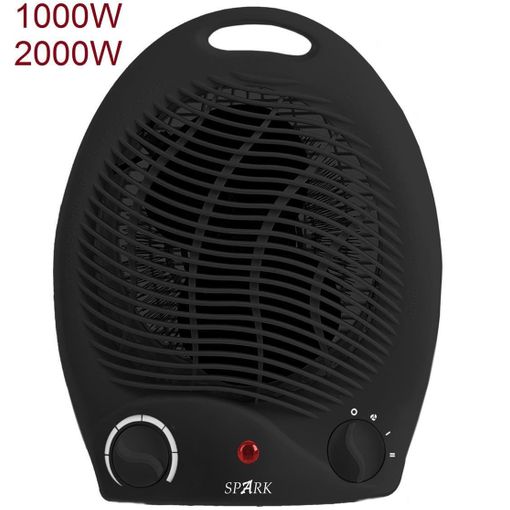 Termo Ventilador Calefactor Eléctrico Portátil 2000w De Bajo Consumo  Calentador Con Velocidades Y Temperatura Regulable Para Baño, Oficina Y  Habitación con Ofertas en Carrefour