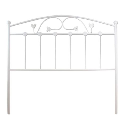 Cabecero de forja Manchego, color Blanco Cabezal para cama de 135 cm, Cama  Matrimonio (140 cm x 125 )