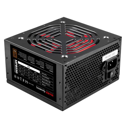 Mars Gaming MPIII750, Fuente Alimentación PC 750W ATX, 5 Años de