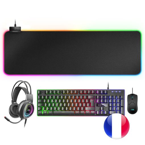 Kit Teclado Raton Y Alfombrilla Mars Gaming [10] con Ofertas en